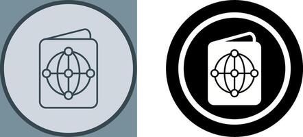 Passport Icon Design vector