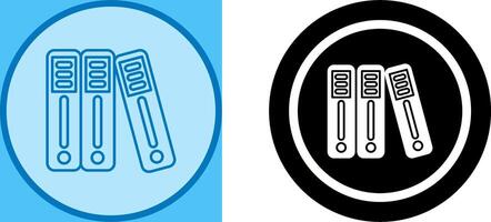Binder Icon Design vector