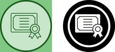 Certificate Icon Design vector