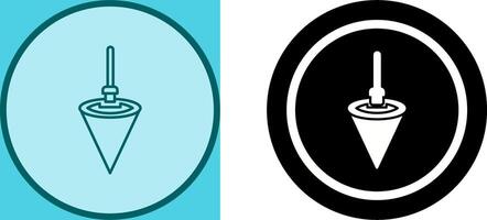 Plumb Bob Icon Design vector