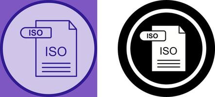 ISO Icon Design vector