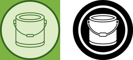 Paint Bucket Icon Design vector