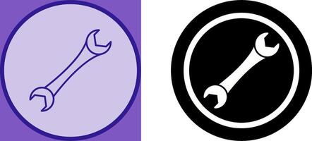 Spanner Icon Design vector