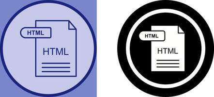 HTML Icon Design vector