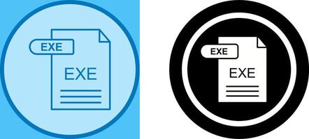 EXE Icon Design vector