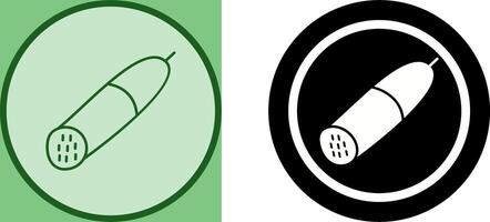 Salami Icon Design vector