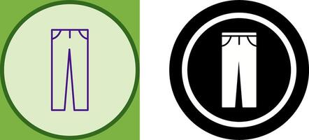 Pants Icon Design vector