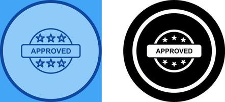 Approved Icon Design vector