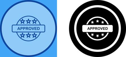 Approved Icon Design vector