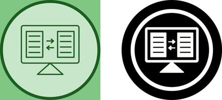 File Sharing Icon Design vector