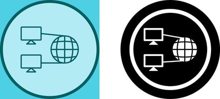 Internet Connectivity Icon Design vector