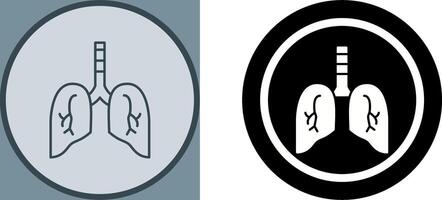 Lung Icon Design vector
