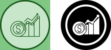 Revenue Icon Design vector