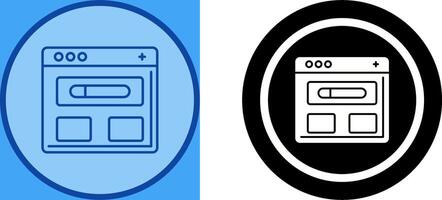Browser Icon Design vector