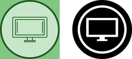 Monitor Icon Design vector