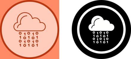 Cloud Coding Icon Design vector