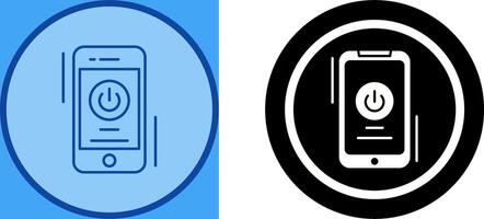 Power Button Icon Design vector