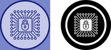 Cyber Protection Icon Design vector