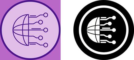 Network Icon Design vector