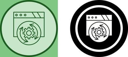 Update Icon Design vector