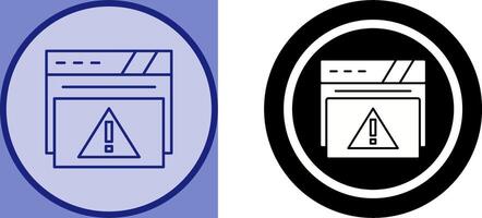 Alert Icon Design vector