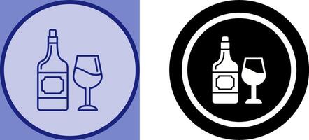 vino icono diseño vector