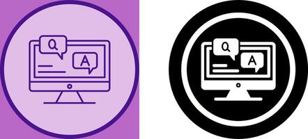 Faq Icon Design vector