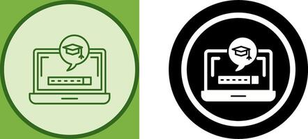 Digital Learning Icon Design vector