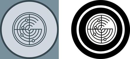 Radar Icon Design vector