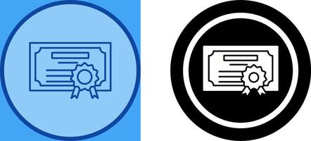 Diploma Icon Design vector