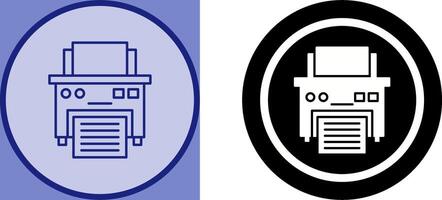 Printer Icon Design vector