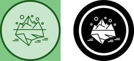 Iceberg Icon Design vector