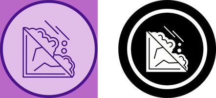 Avalanche Icon Design vector