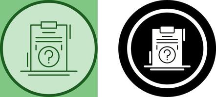 Question Icon Design vector