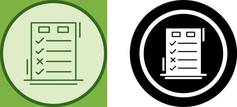 Today to Done CheckList Icon Design vector