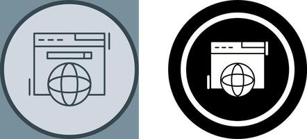 Browser Icon Design vector
