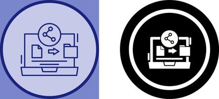 File Share Icon Design vector