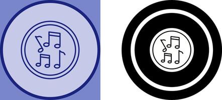 Musical Notes Icon Design vector