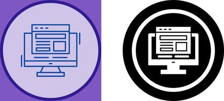 Adaptive Layout Icon Design vector