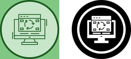 Update Icon Design vector
