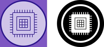 Processor Icon Design vector