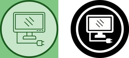 Monitor Icon Design vector