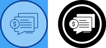 Dialog Icon Design vector