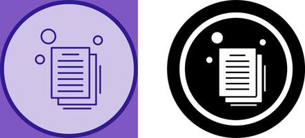 Document Icon Design vector