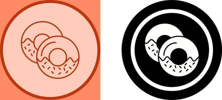 Doughnut Icon Design vector