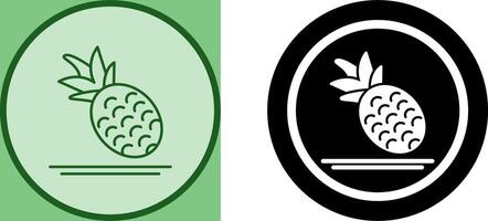 Pineapple Icon Design vector