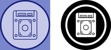 Ssd Icon Design vector