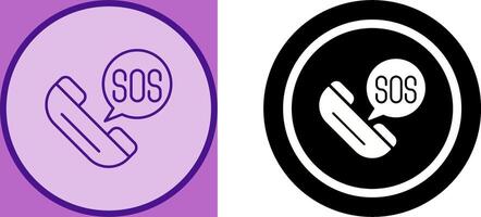 Sos Icon Design vector