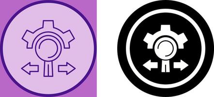 Research and Development Icon Design vector