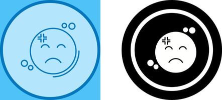 Dissapointment Icon Design vector